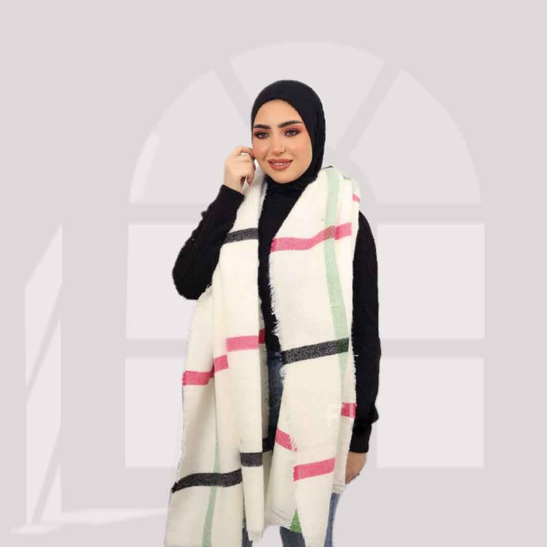 Plaid Shawl 4