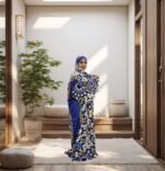 printed satin prayer dress 4 - Image 2