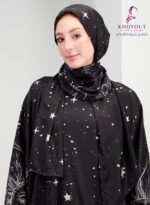 printed satin prayer dress 51 - Image 4