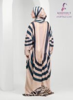 printed satin prayer dress 52 - Image 4