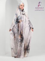 printed satin prayer dress 54
