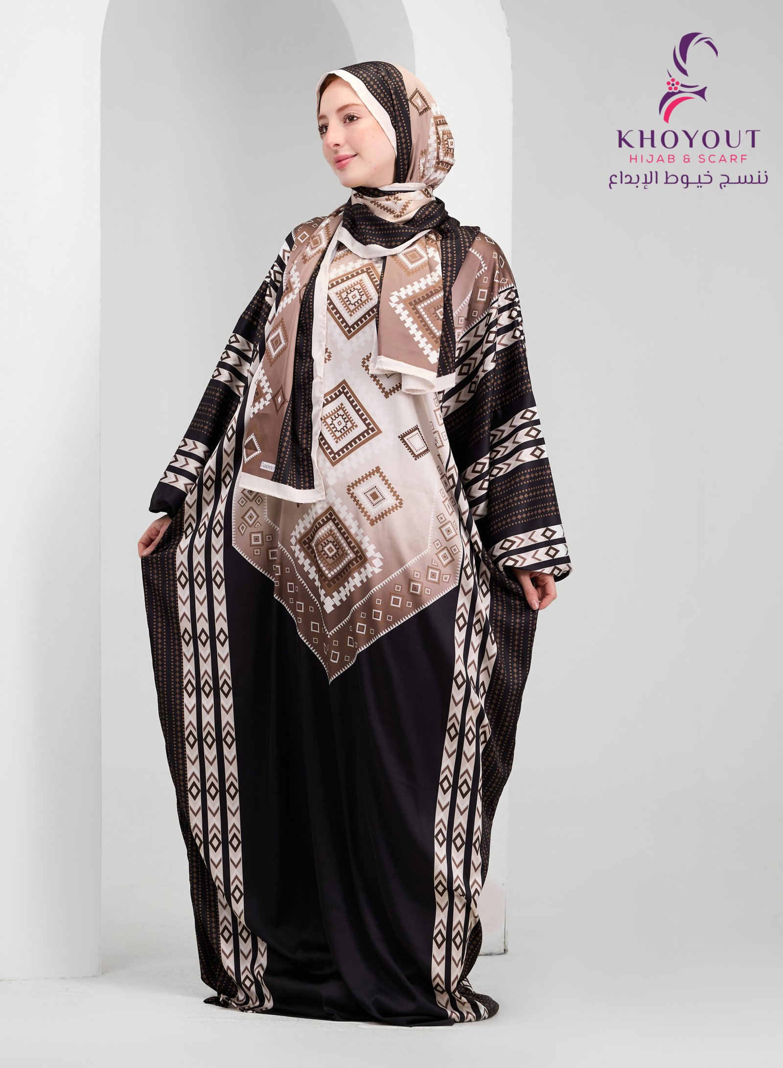 5O6A6331 printed satin prayer dress 55 - Image 1