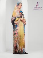 printed satin prayer dress 59 - Image 2