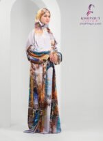 printed satin prayer dress 61 - Image 2