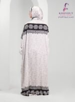 printed satin prayer dress 64 - Image 3