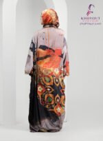 printed satin prayer dress 66 - Image 3