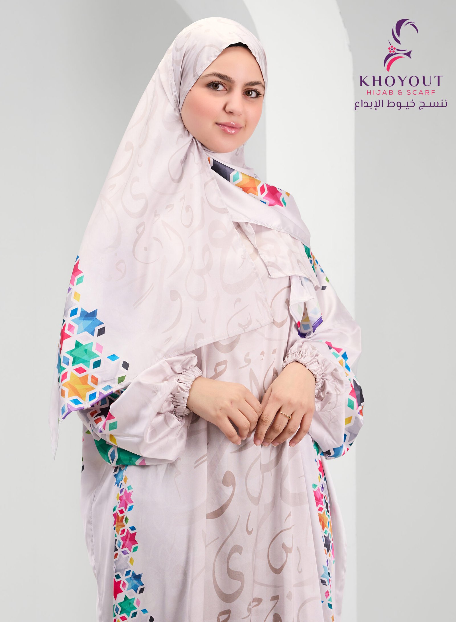 5O6A6431 printed satin prayer dress 71 - Image 1