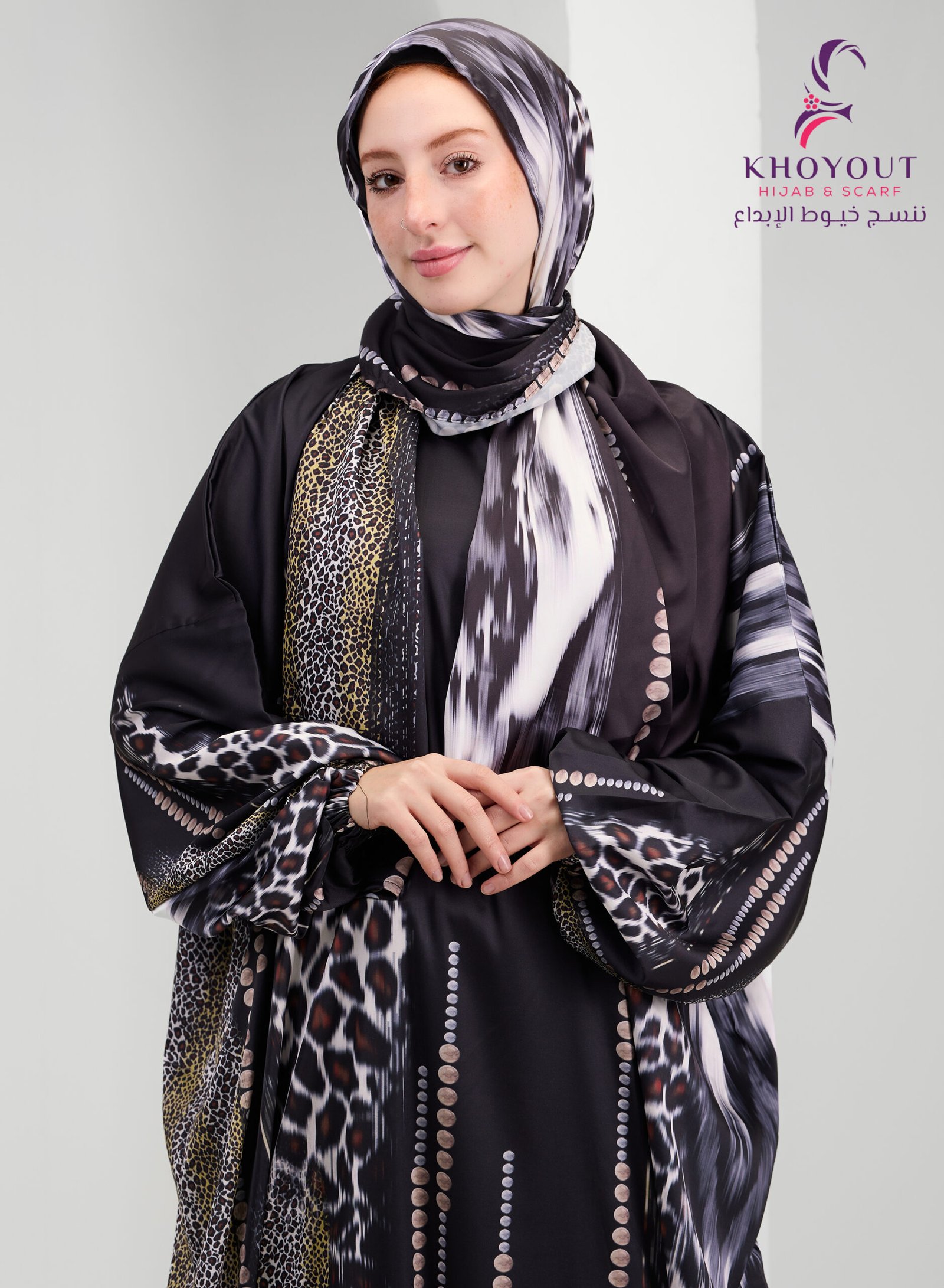 5O6A6438 printed satin prayer dress 72 - Image 1