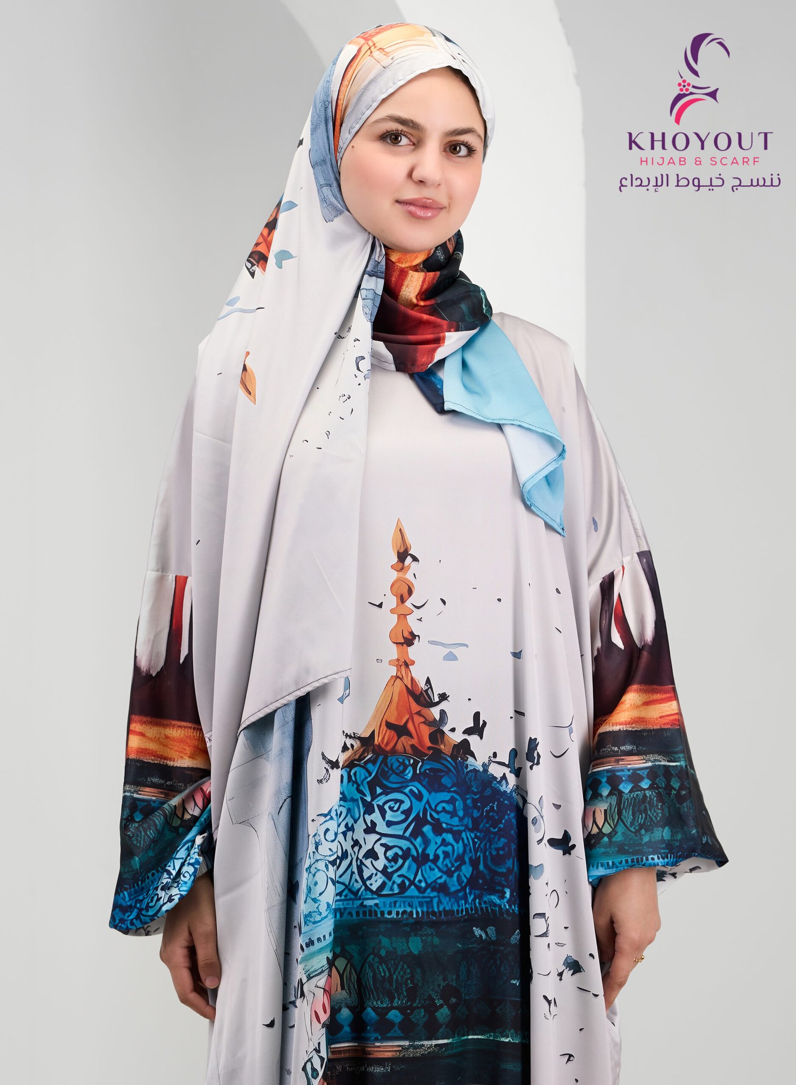 5O6A6476 printed satin prayer dress 79 - Image 1